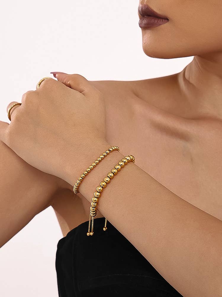 Beaded Bolo Bracelet