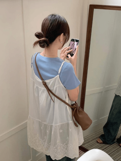 Small Drawstring Crossbody Bag