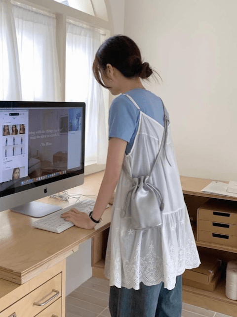 Small Drawstring Crossbody Bag