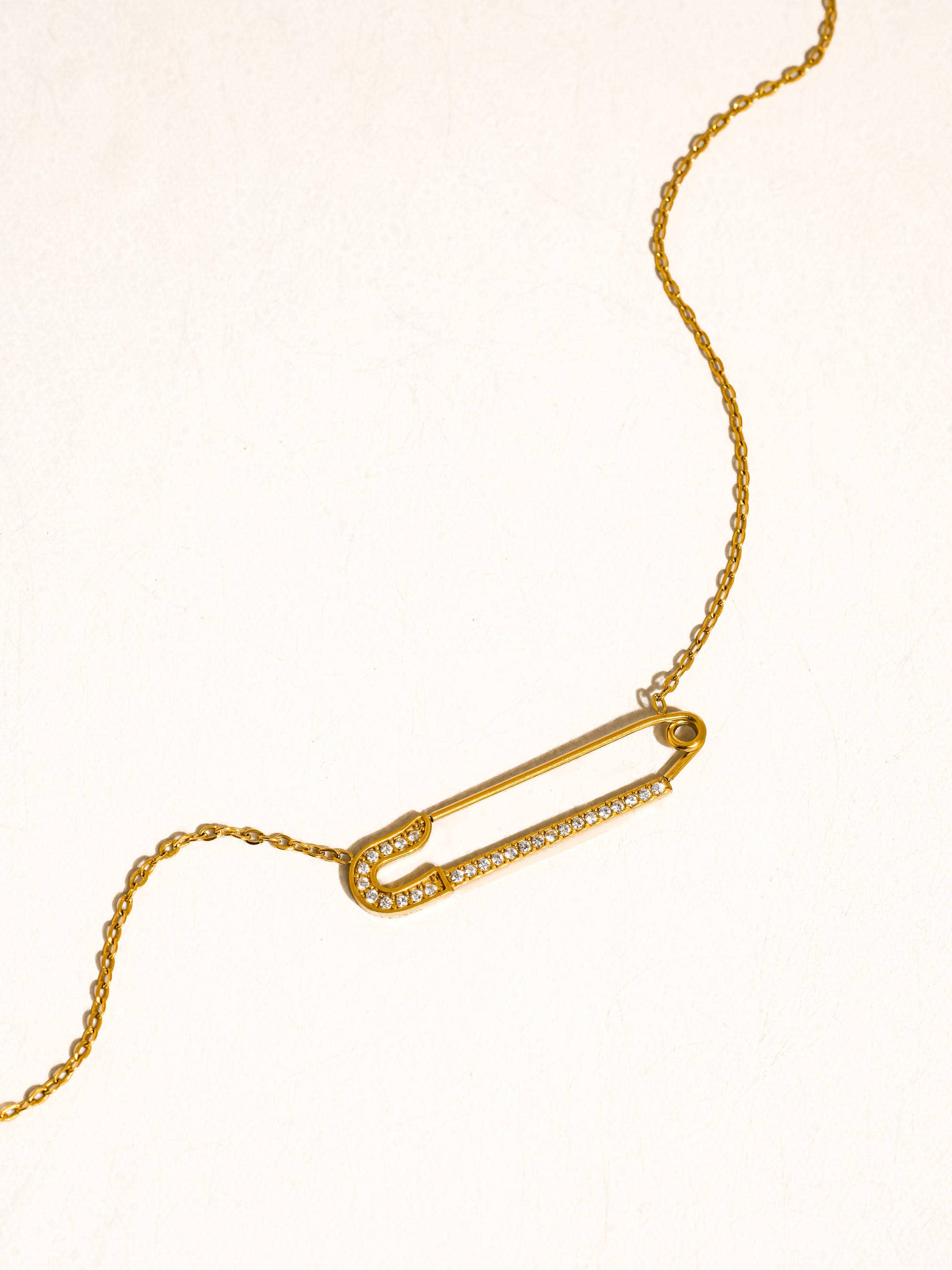 Dainty Bar Necklace 18K Dipped Non- Tarnish