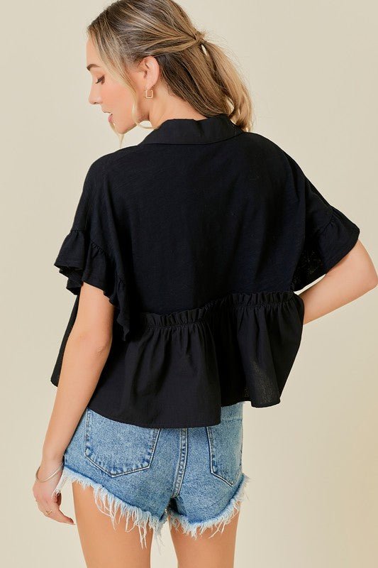 Swing Ruffle Blouse