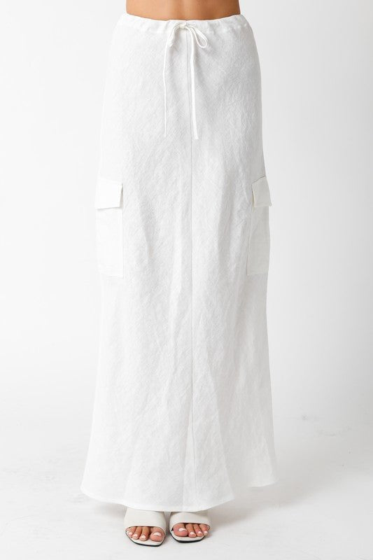 Linen Maxi Skirt