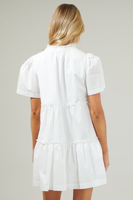 Babydoll Tiered Short Sleeve Dress