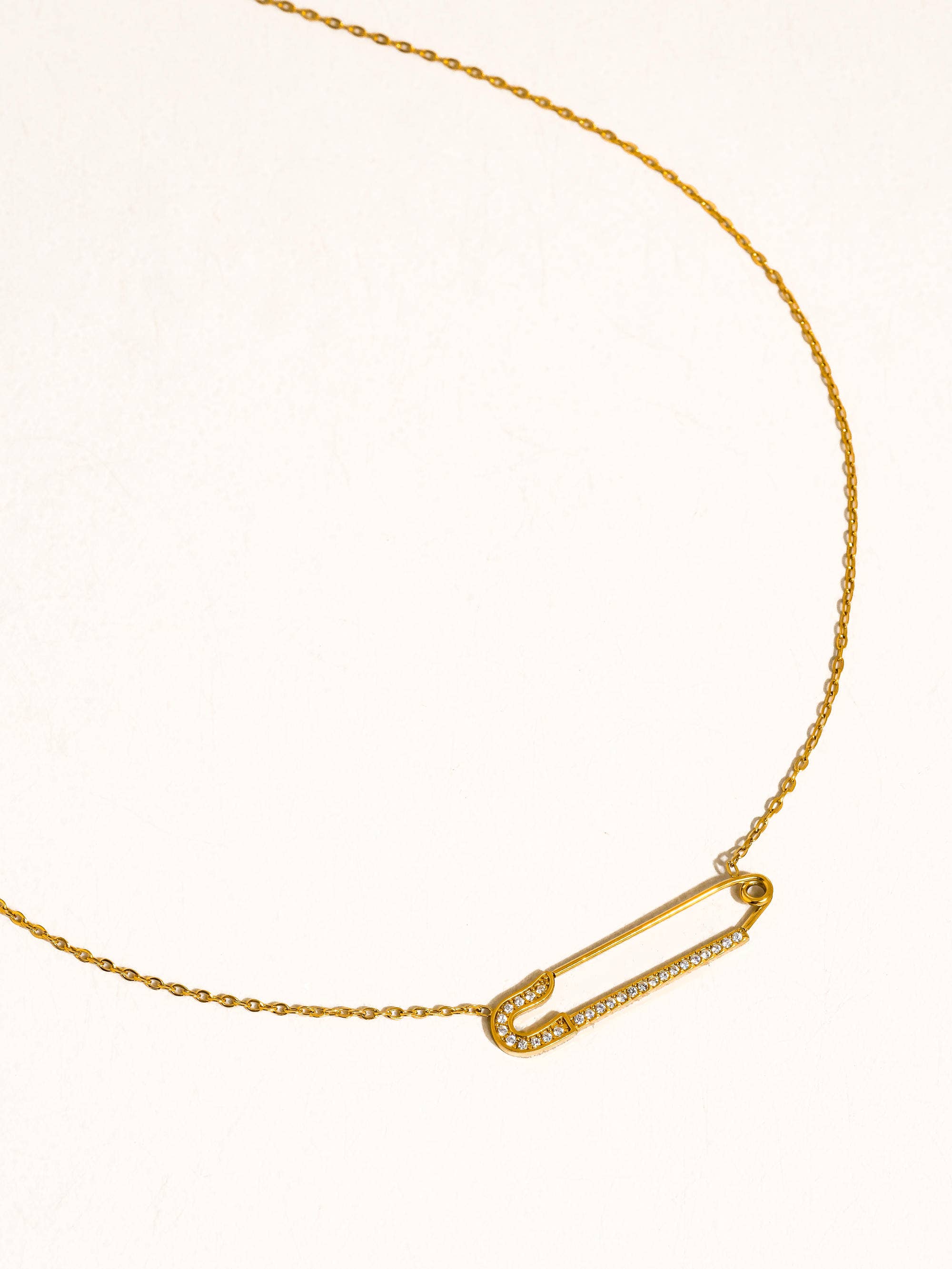 Dainty Bar Necklace 18K Dipped Non- Tarnish