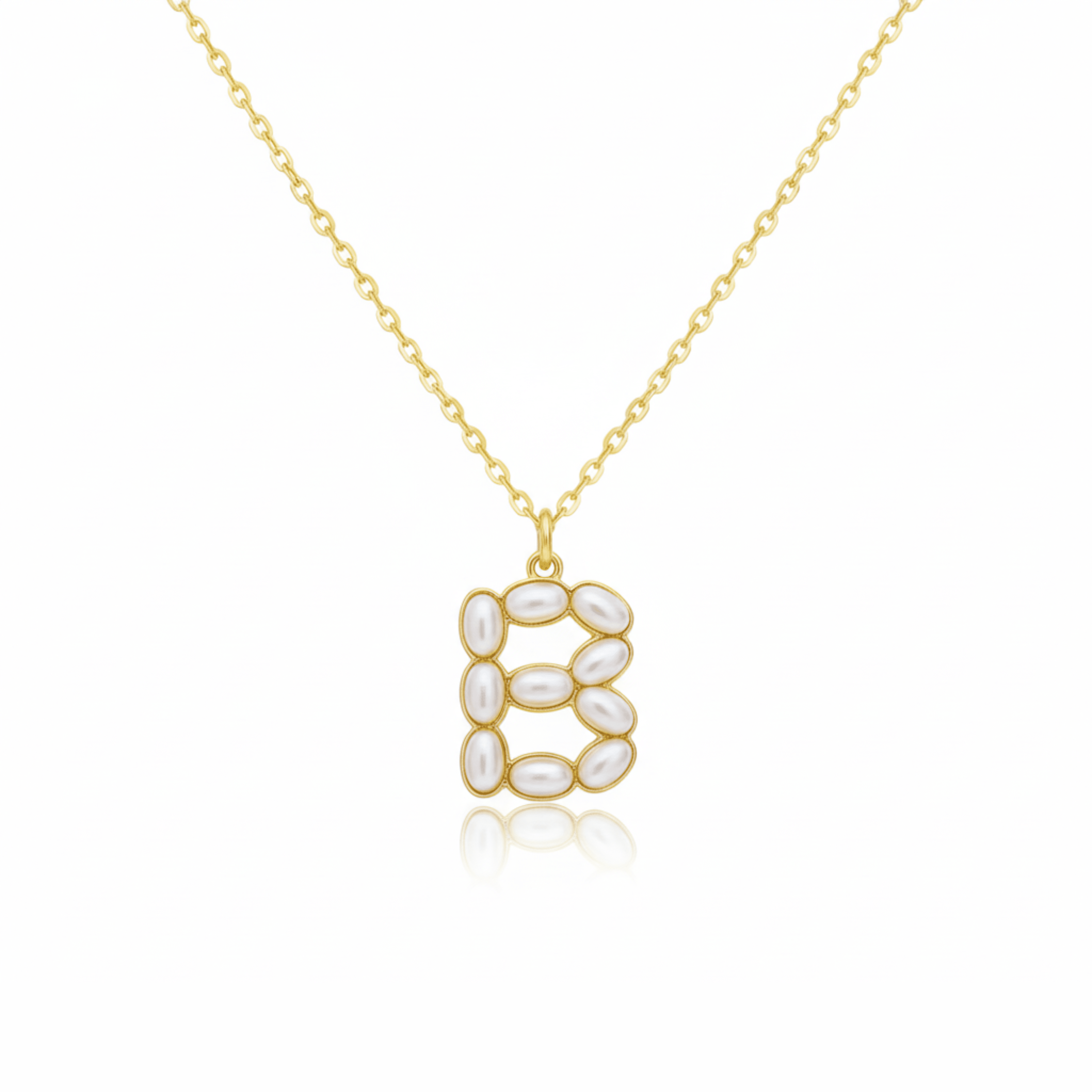 Pearl Initial Pendant Necklace