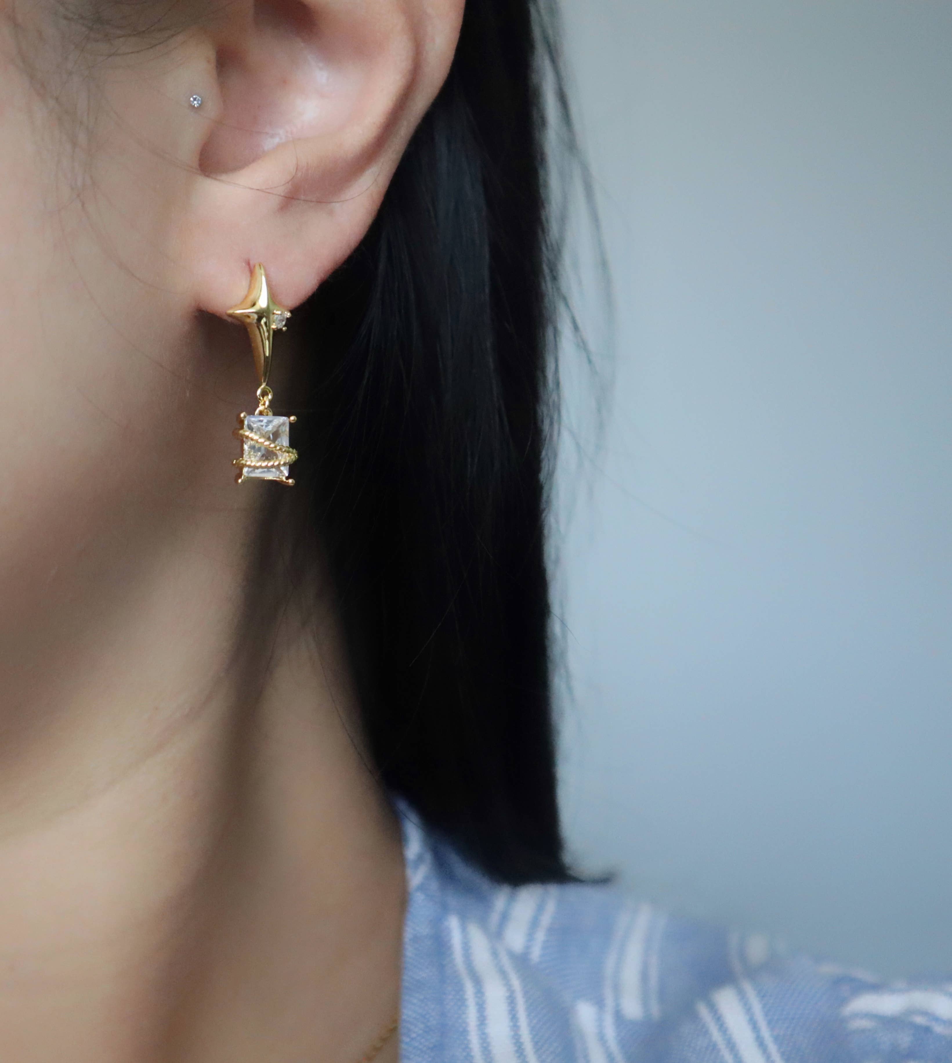Starlight Dangle Earrings | Statement Earrings