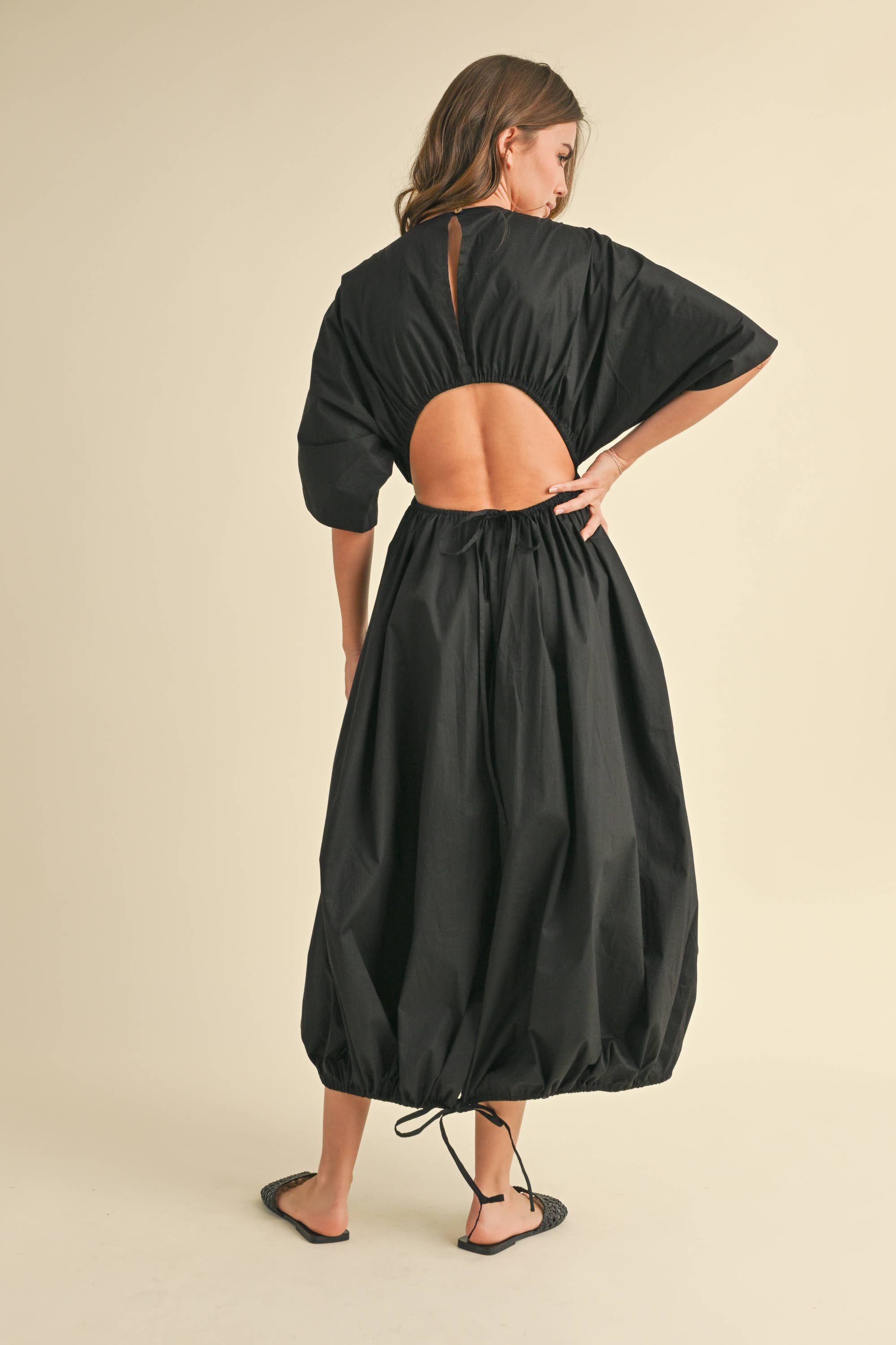 Bubble Open Back Dress