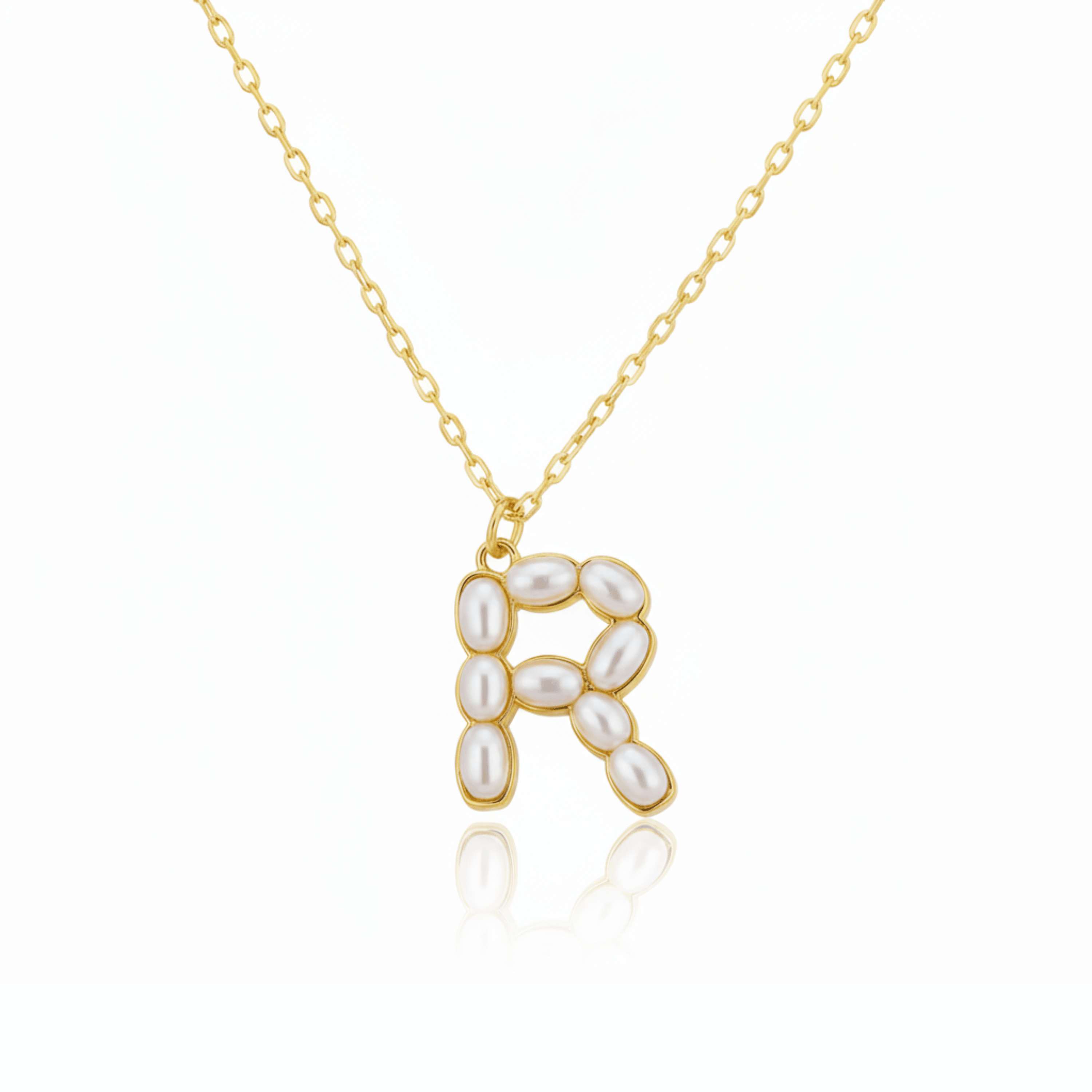 Pearl Initial Pendant Necklace
