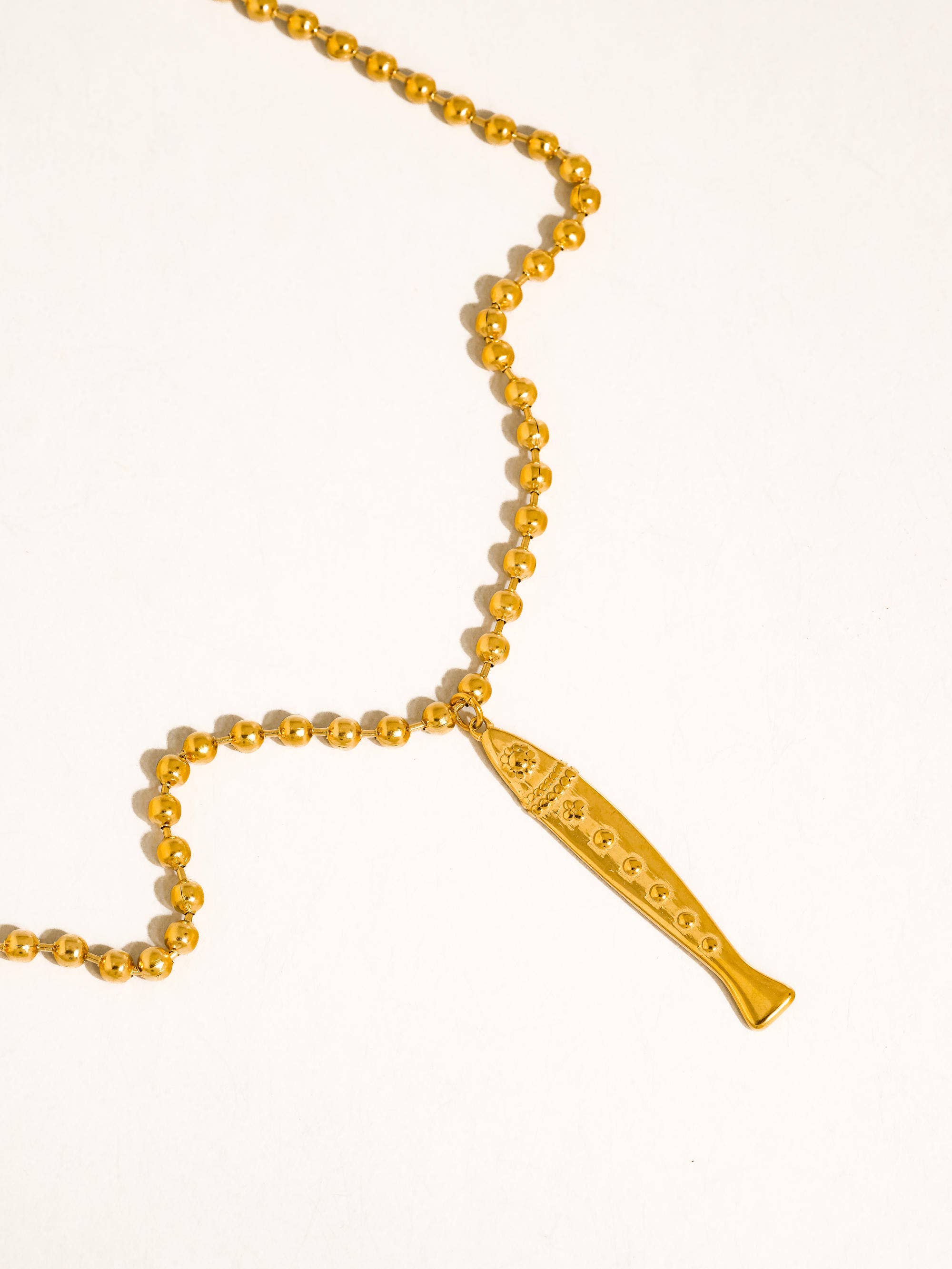 Vintage Fish Pendant Necklace
