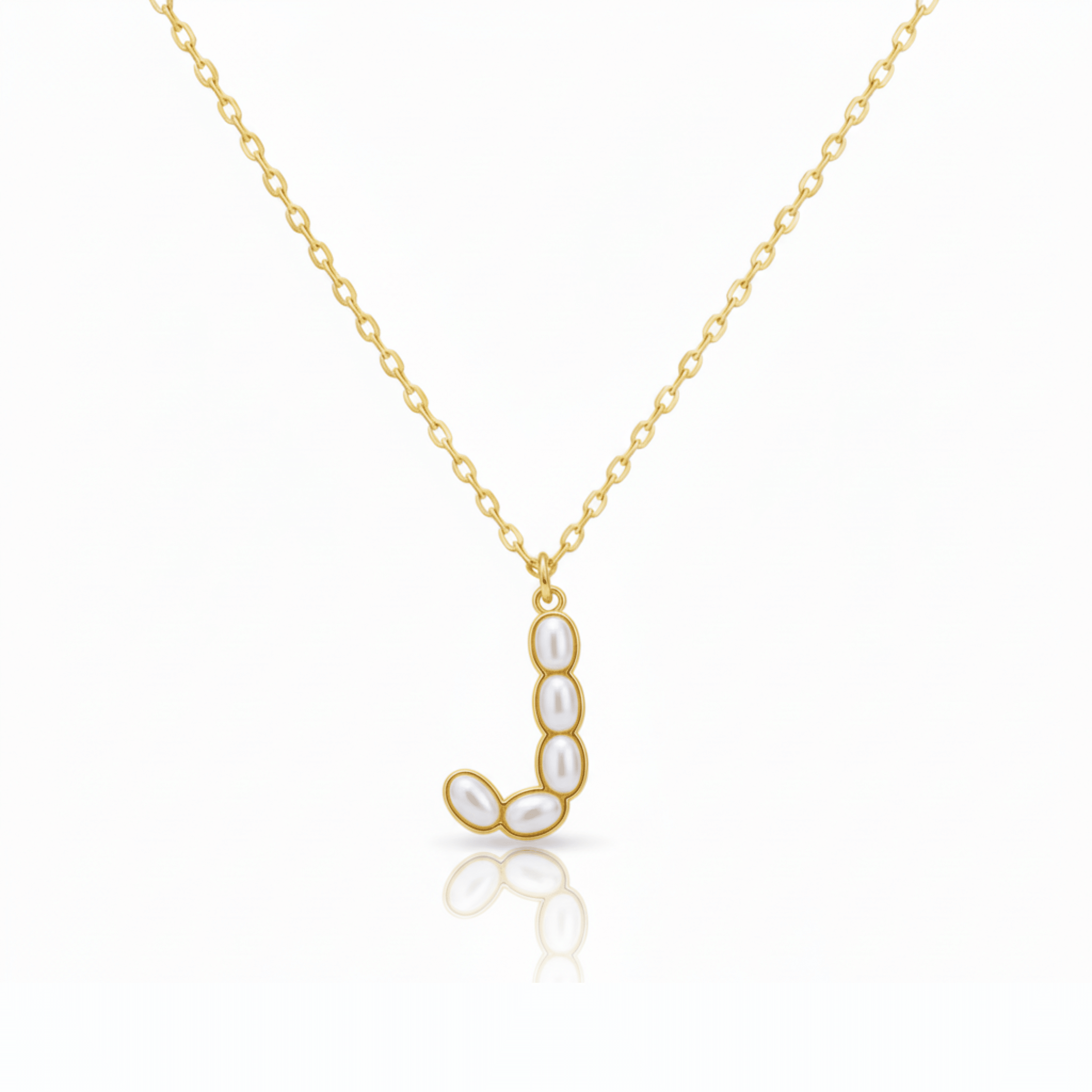 Pearl Initial Pendant Necklace