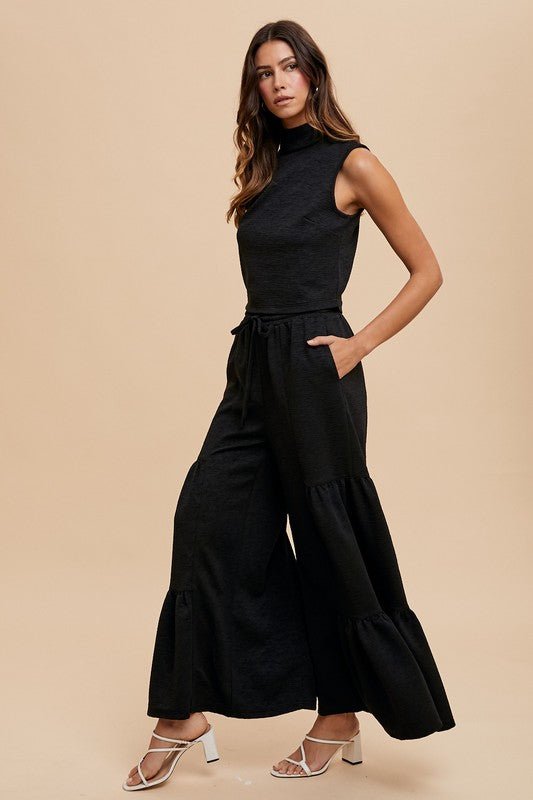 Two Piece Palazzo Pant Set