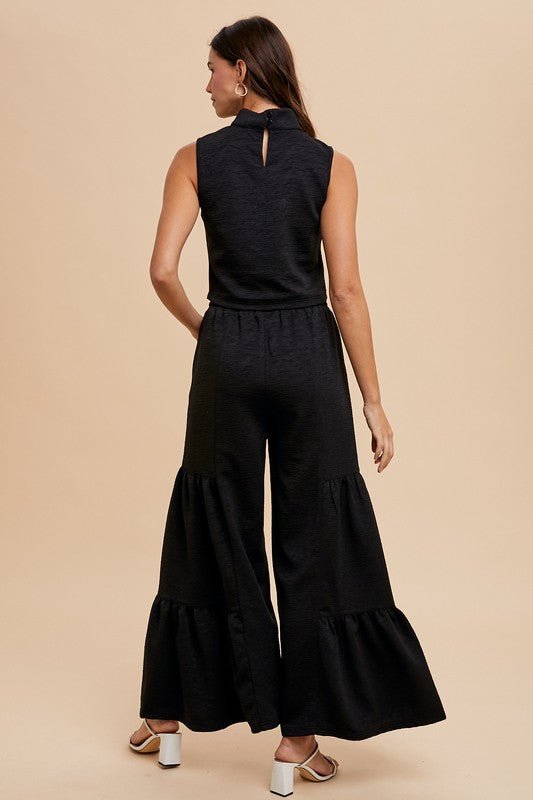 Two Piece Palazzo Pant Set