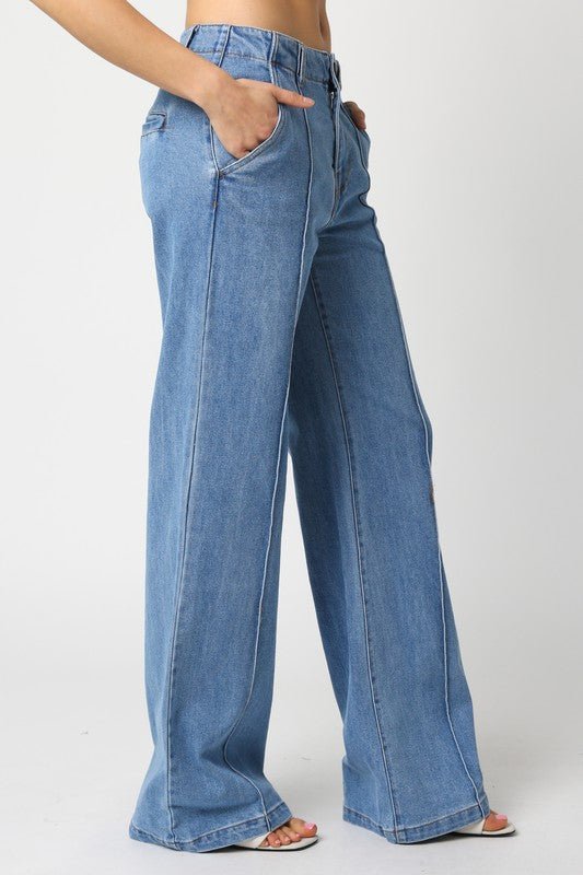 Trouser Jeans Medium Wash