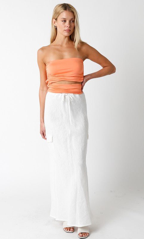 Linen Maxi Skirt