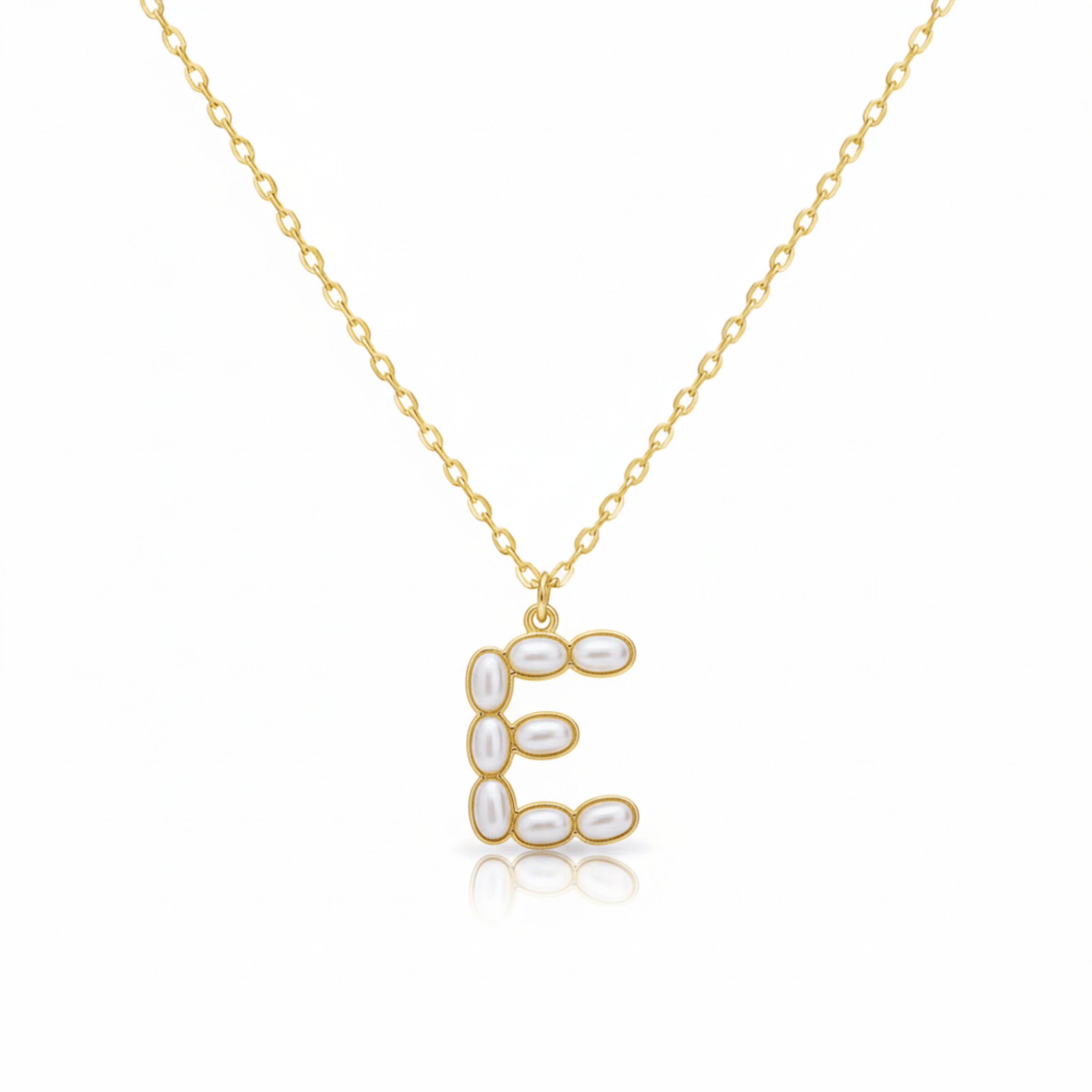 Pearl Initial Pendant Necklace