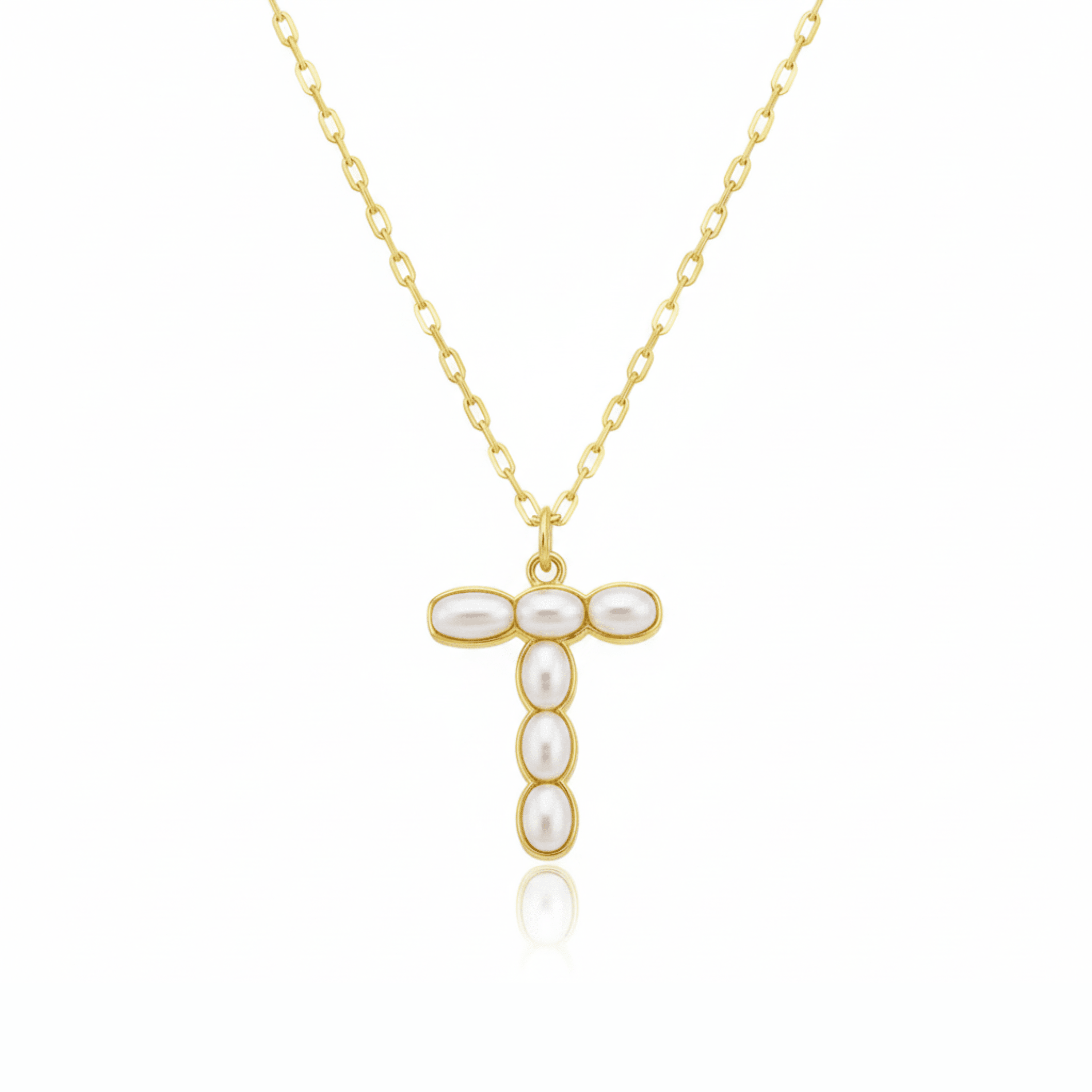 Pearl Initial Pendant Necklace