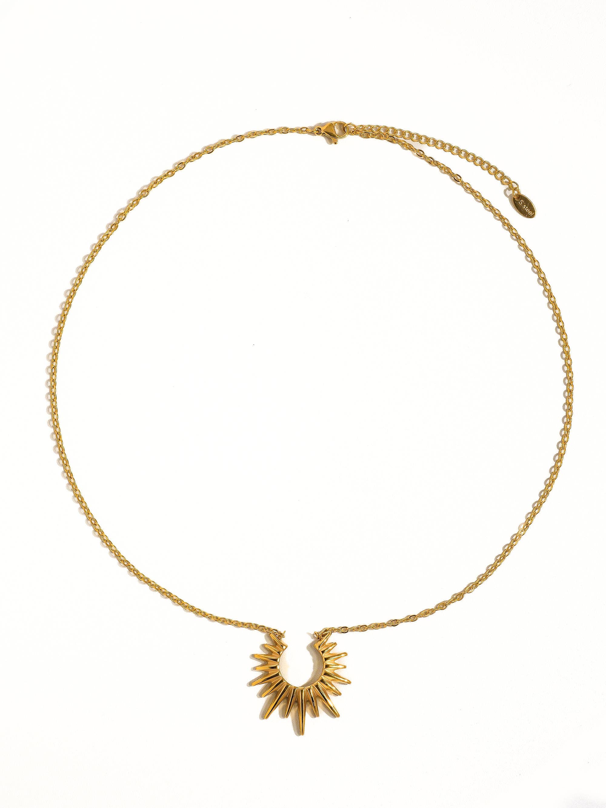 Gold Sun Necklace